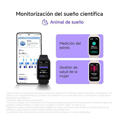 XIAOMI Band 9 Active, 5ATM, Rosa | Rosa, Pantalla TFT de 1.74", Cuerpo ultrafino, Monitoreo de Frecuencia cardíaca, 50+ Modos Deportivos, 5 ATM