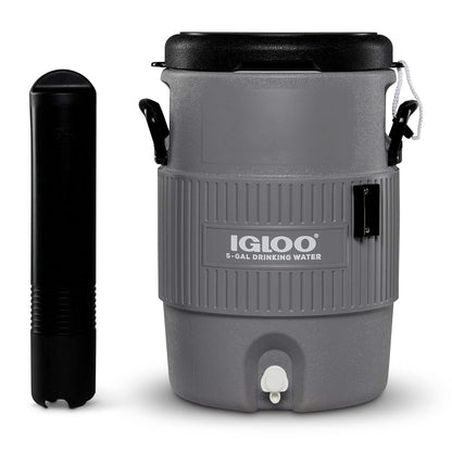 Igloo Enfriador de Agua portátil con Tapa de Asiento Comercial, de 5 a 10 Cuartos