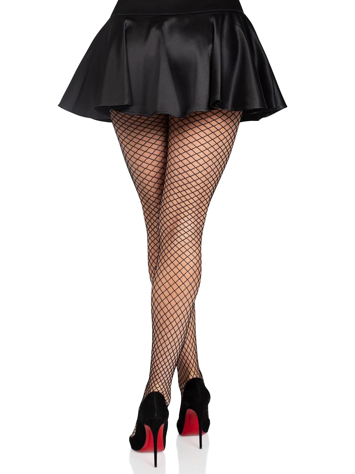 Leg Avenue Mallas industriales de licra para mujer