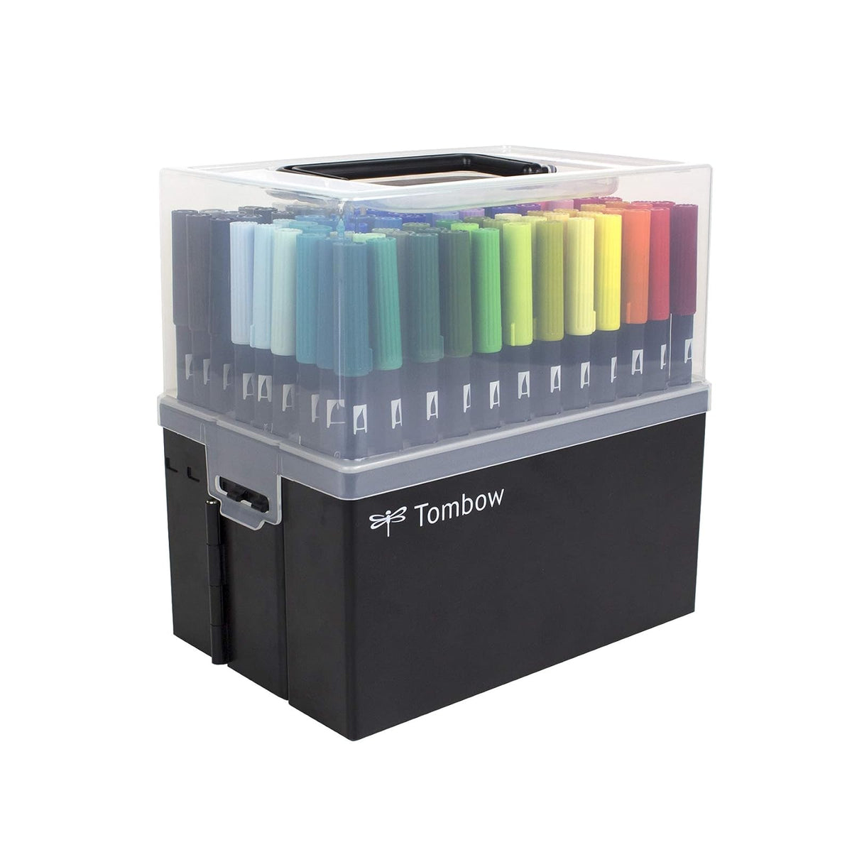 Tombow Dual Brush Pen Marcadores Artísticos de Doble Punta - Juego de 108 piezas - 108 Count (Pack of 1) - Moderno