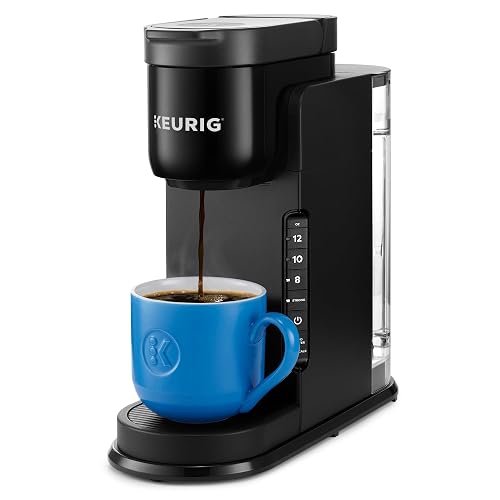 Keurig K-Express - Cafetera K-Express para cápsulas de una sola porción, 3 tamaños de preparación, función de botón fuerte, depósito extraíble de 40 onzas, color negro