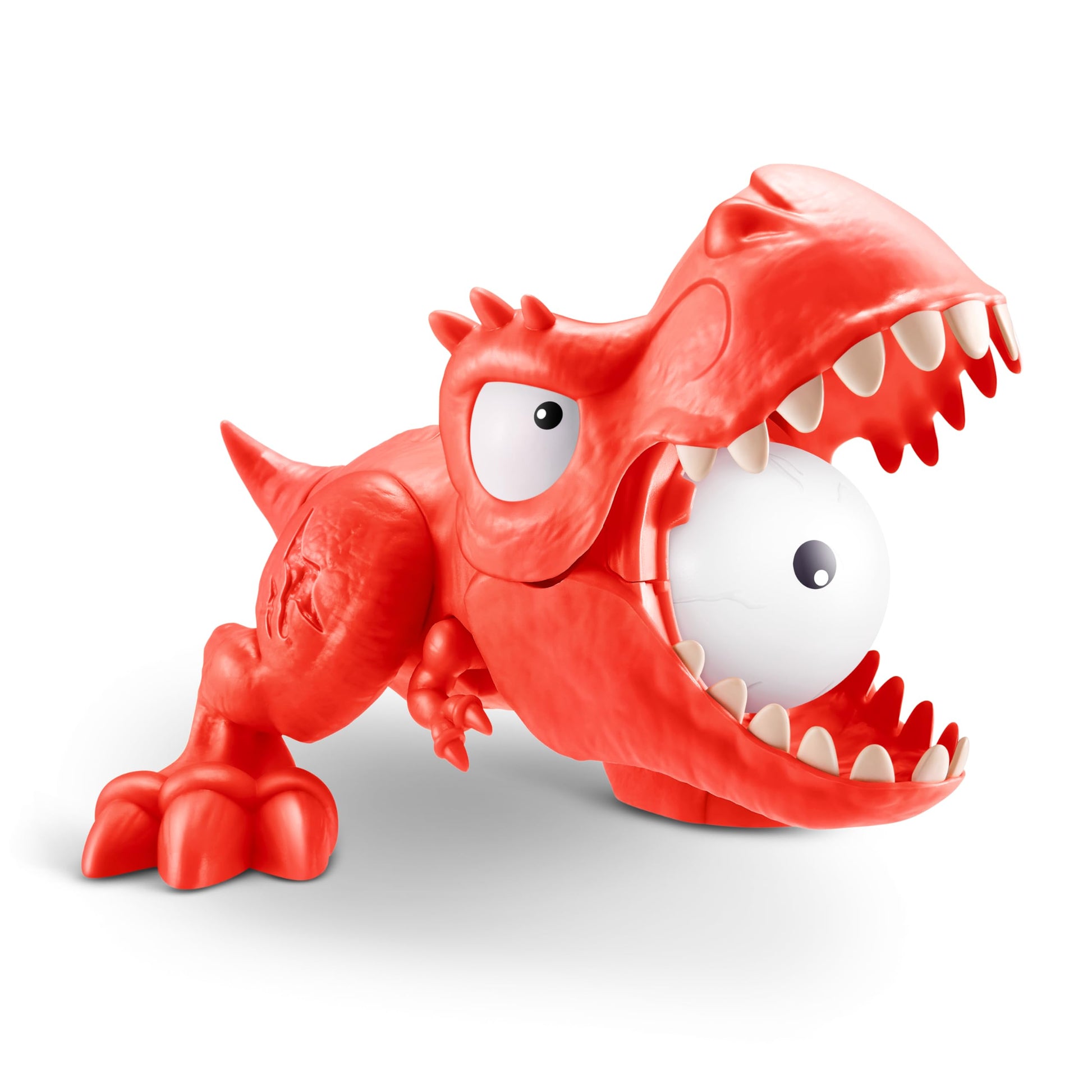 Smashers Dino Island Mini T-Rex Battles Playset (Red Dino) de ZURU Boys Dinosaur Battling Toys Dispara Fuegos Coleccionable Sorpresa Unboxing Skull