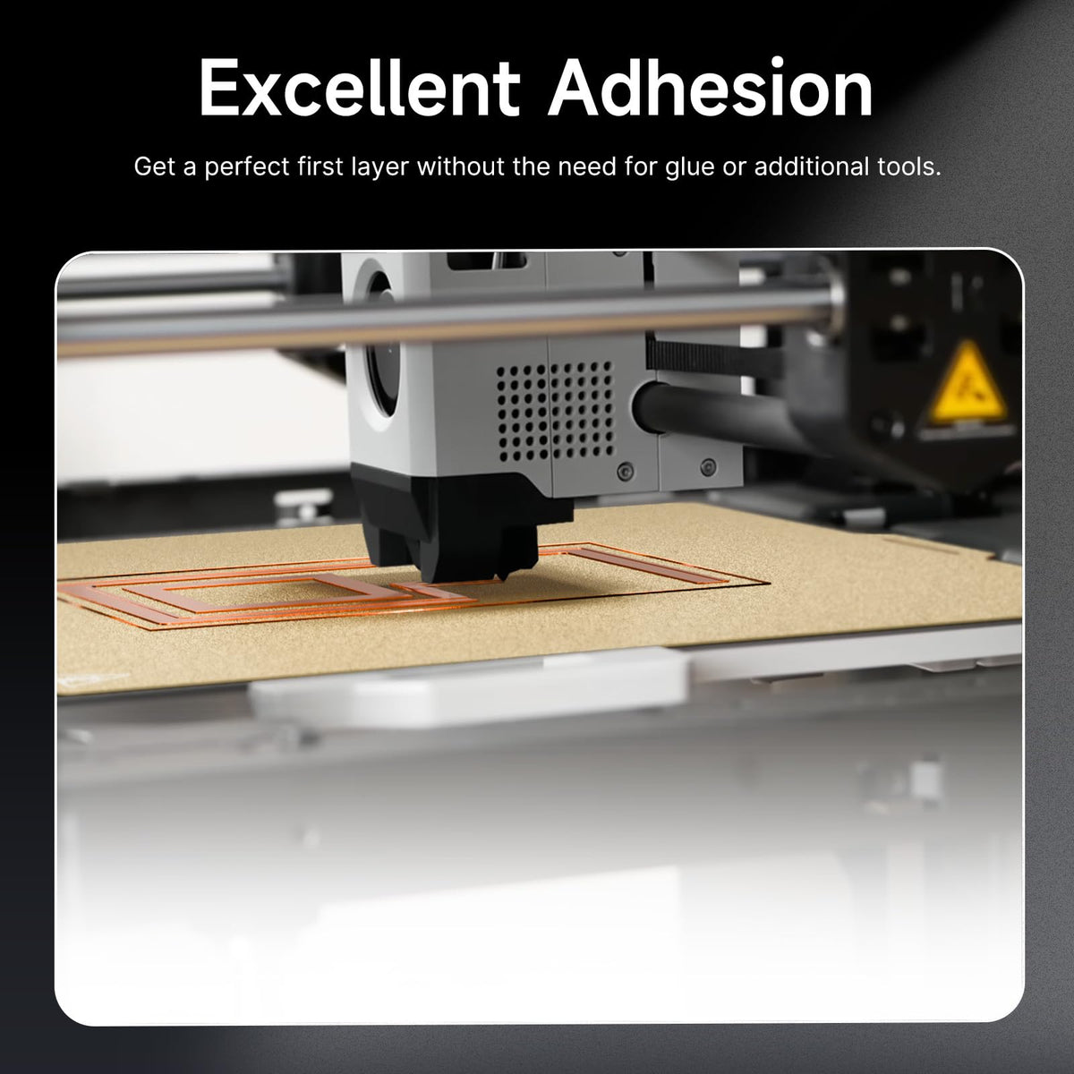 YOOPAI PEO+Pei Placa de construcción para Laboratorio Bambu, Plataforma de construcción 3D de Doble Cara de 257 x 257 mm, Hoja Pei PEO con Textura de impresión 3D para impresoras 3D Bambu Lab