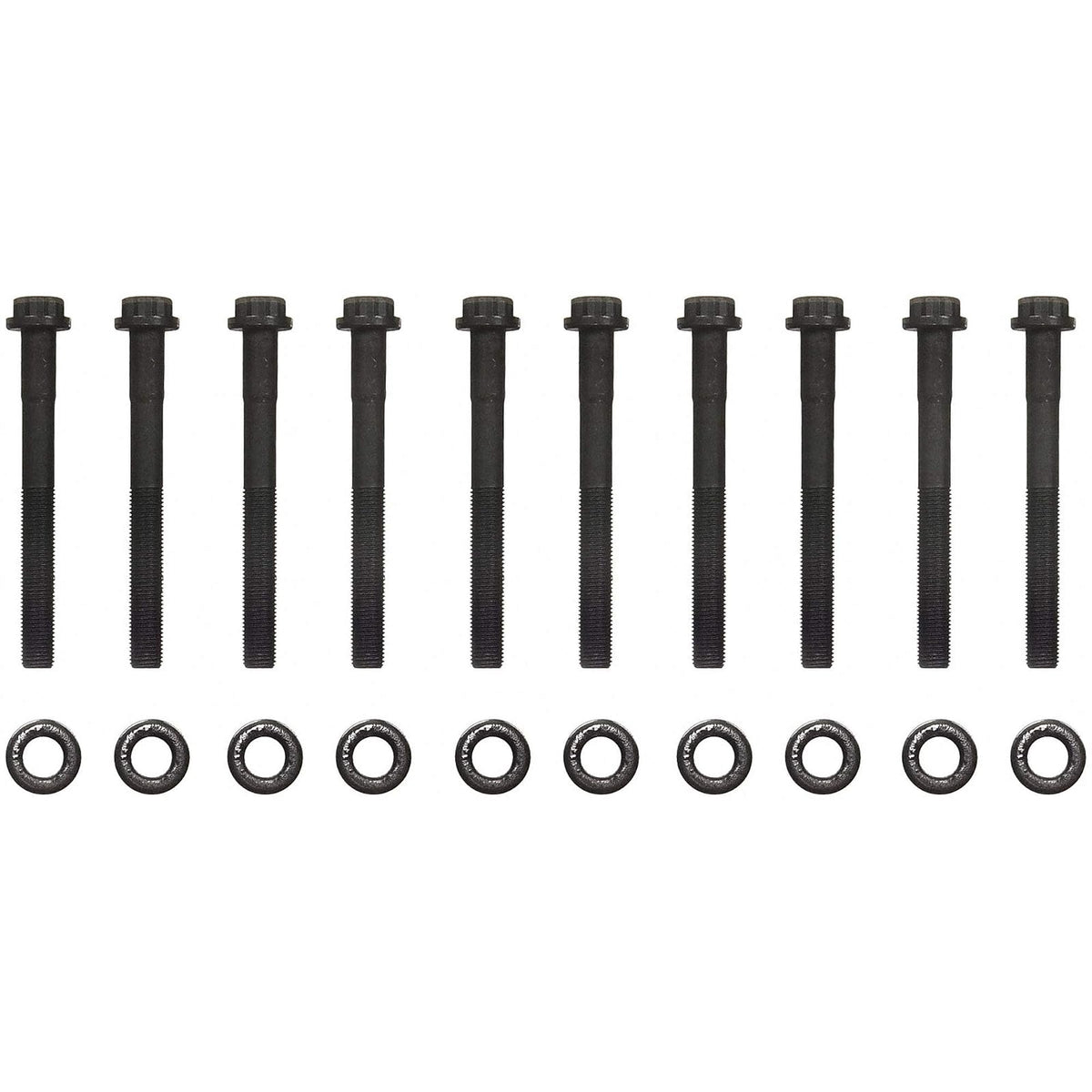 Fel-Pro ES 72182 Juego de Tornillos de Cabeza, Black, M10 | Compatible con Toyota Tacoma 1995-2020