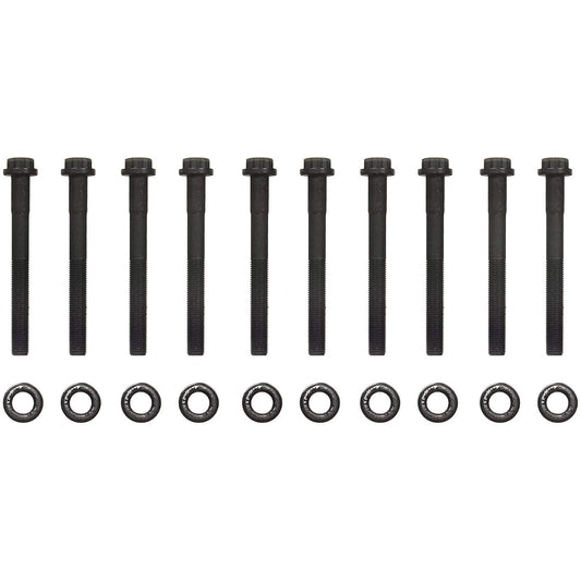 Fel-Pro ES 72182 Juego de Tornillos de Cabeza, Black, M10 | Compatible con Toyota Tacoma 1995-2020