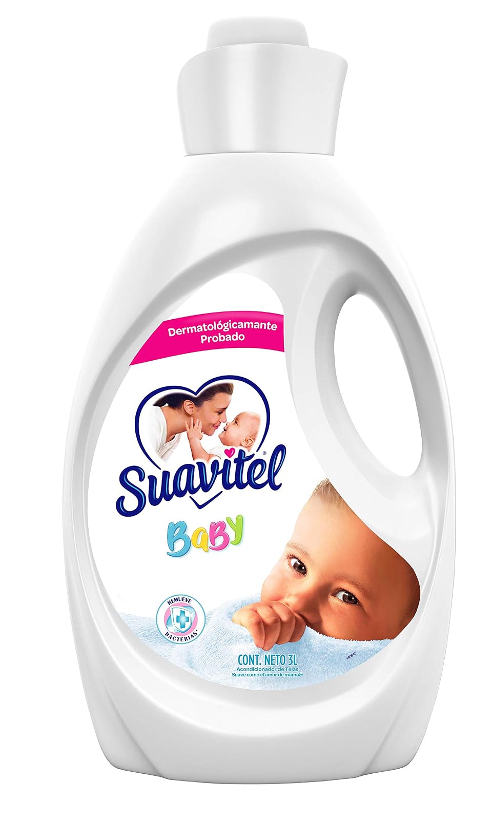 Suavitel Complete Suavizante de Telas Acqua 2.8 L + Suavizante de Ropa Cuidado Superior Bebé Antibacterial, 3 L