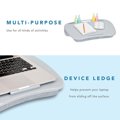 LapGear MyDesk computadora para regazo, gris frío (se adapta a portátiles de hasta 15 pulgadas)