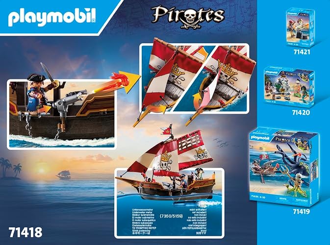 Playmobil 71418 Barco Pirata