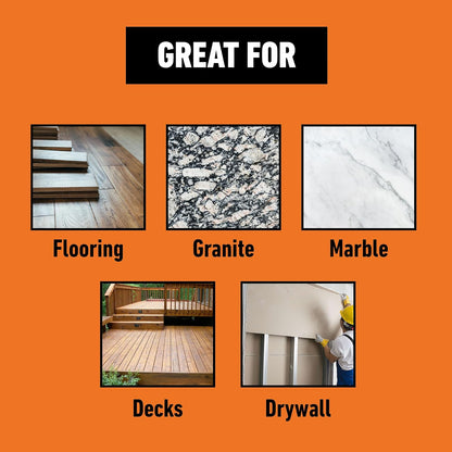 Gorilla Adhesivo de construcción resistente, cartucho de 9 onzas, blanco, paquete de 1