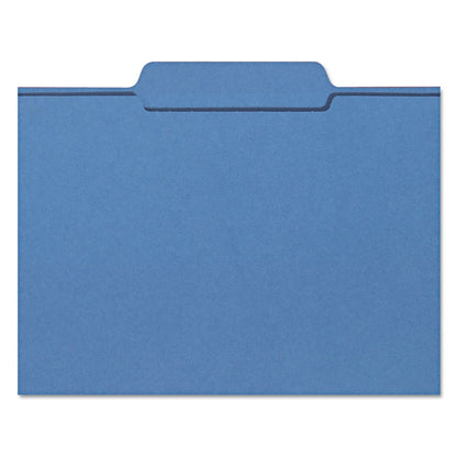Smead Carpetas de archivo tamaño carta, pestaña de corte 1/3, posiciones surtidas, tamaño carta, colores primarios surtidos, 100 por caja (11943)
