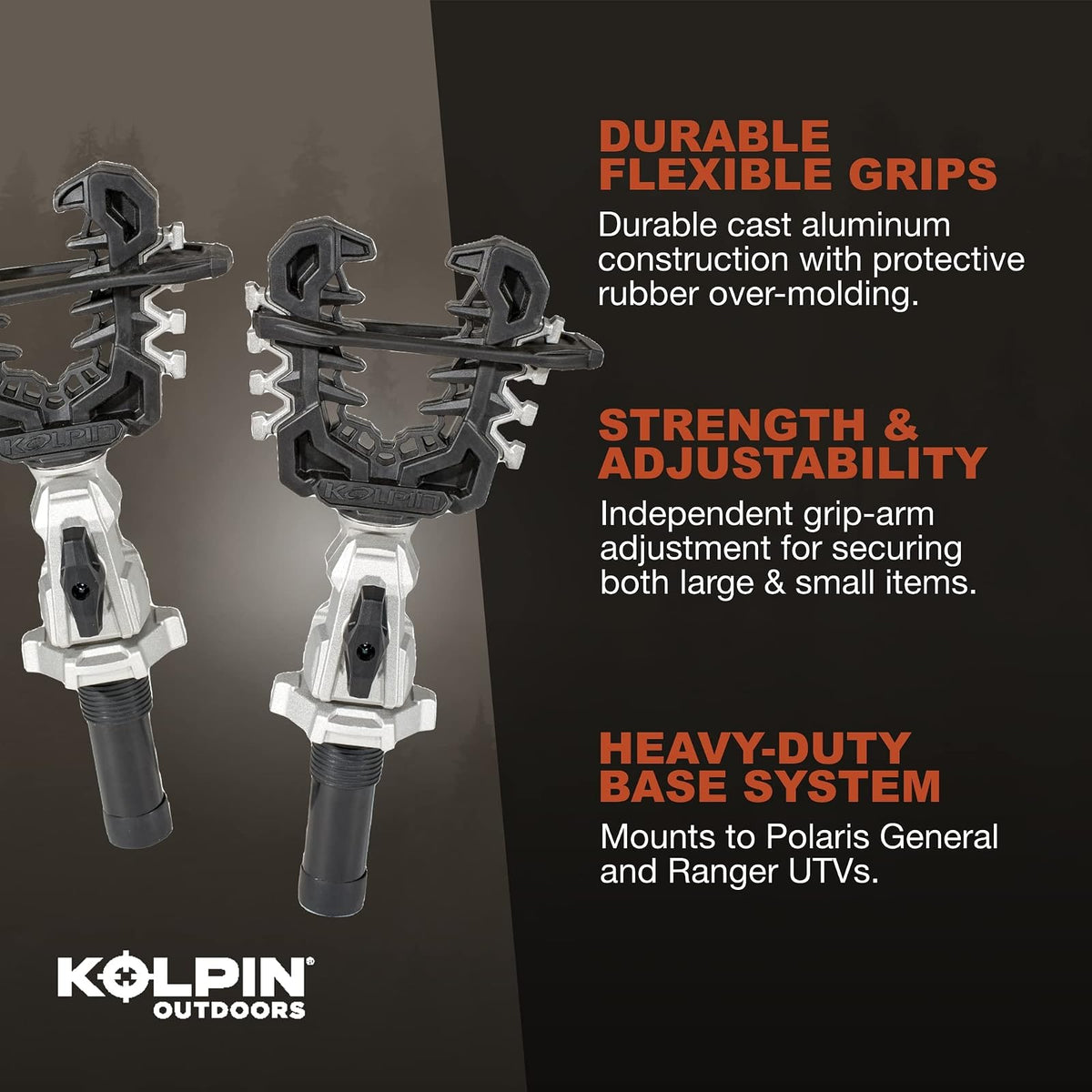 Kolpin 21562 KXP Rhino Grip Pro UTV (Polaris Lock & Ride Compatible)