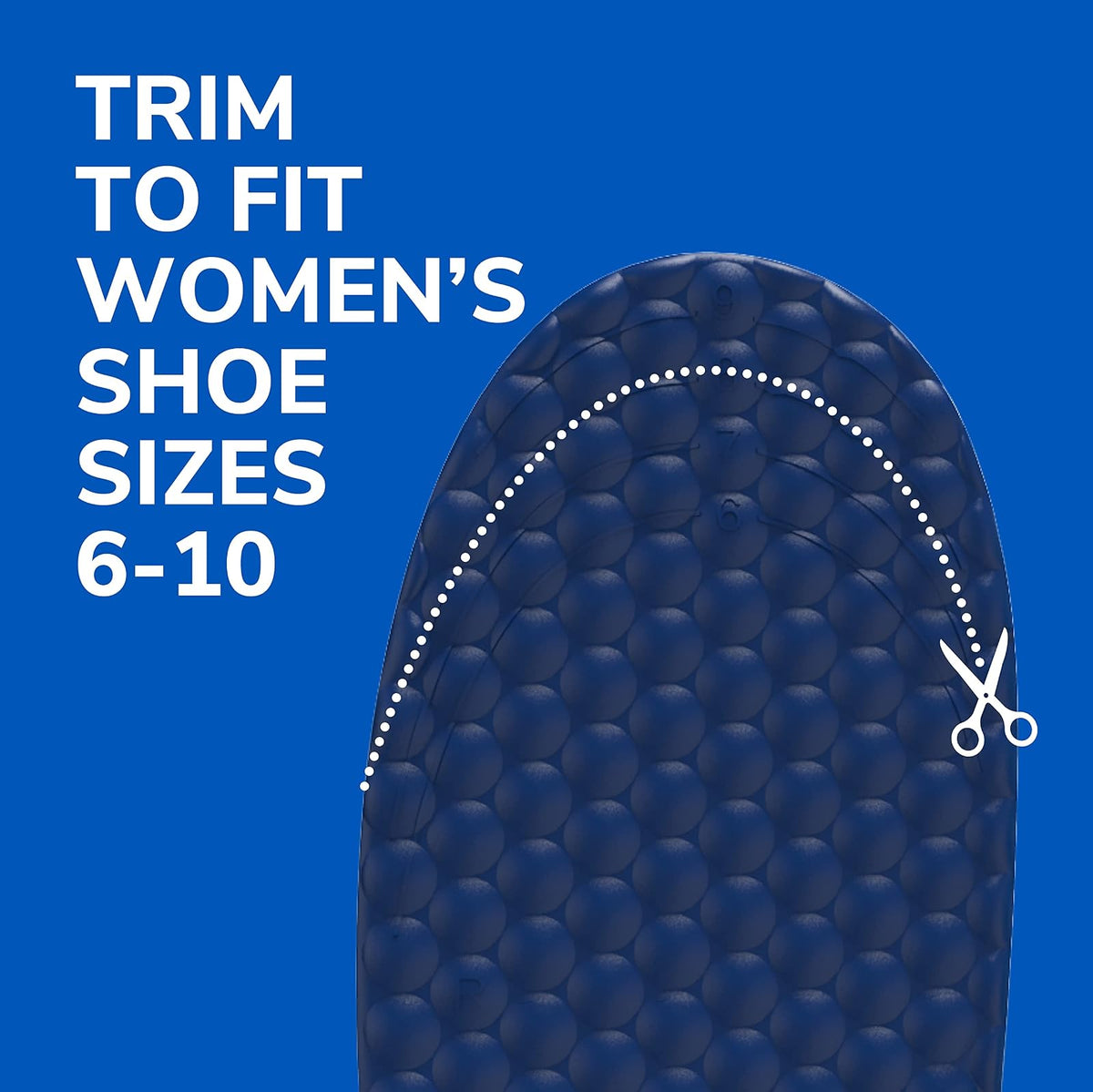 Dr. Scholl's Plantillas para hombre, Azul, Adecuadas para diferentes tipos de arco (bajo, mediano, alto), Proporciona soporte y alivio durante actividades diarias