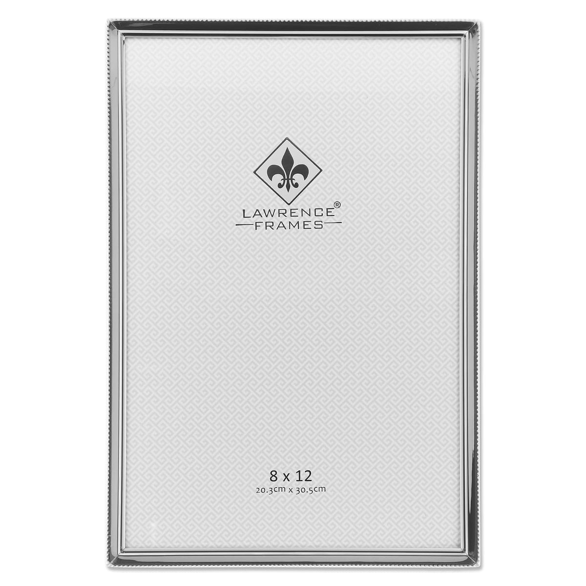 Lawrence Frames Marco de Fotos Triple con Bisagra, Latón Antiguo - Plata - 20.32 x 38.48 cm (8x12 pulg.)