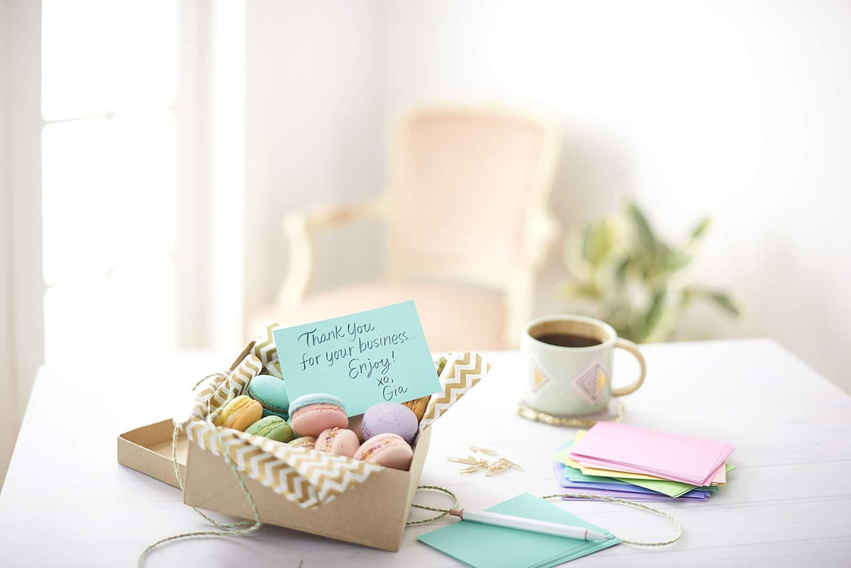 American Greetings - Tarjetas en blanco con sobres, colores pastel (200 unidades)