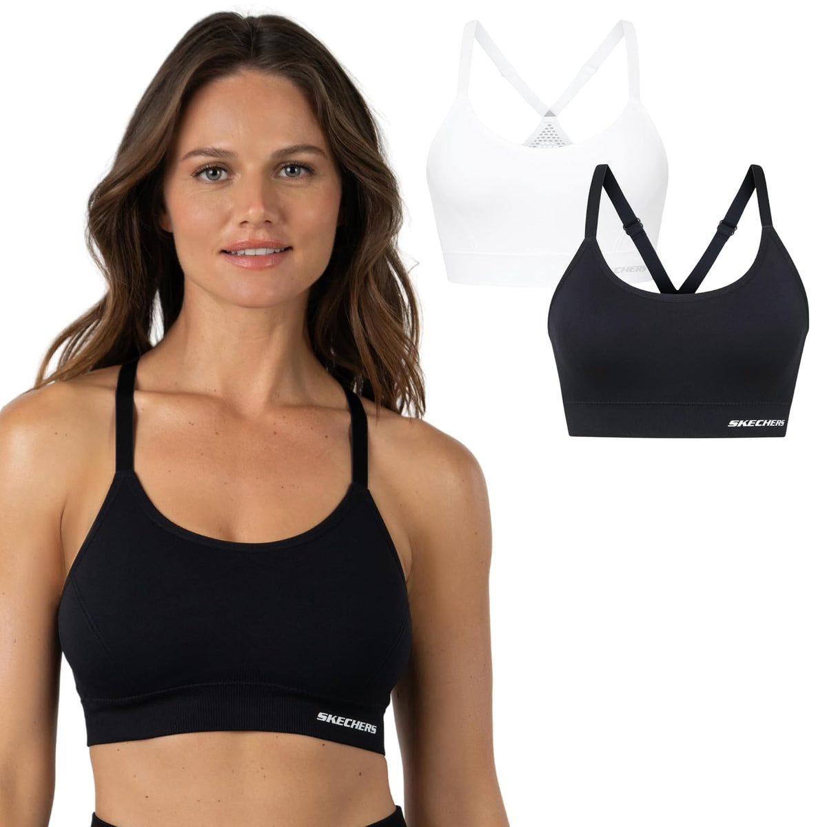 Skechers Ladies Seamless Cami Bra Sujetador Deportivo Mujer