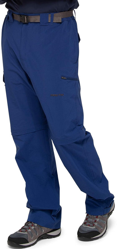 Arctix Cliff Pantalón Convertible para Hombre - corto - G - 28" entrepierna - Azul (Ink)