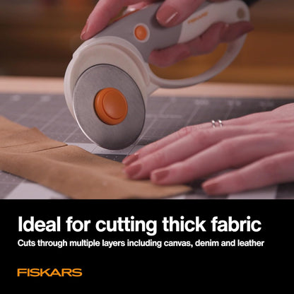Fiskars - Cuchillas rotativas, 60 mm, 2 unidades, color gris