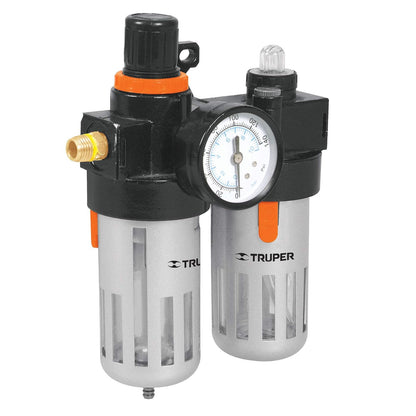 Truper UNI-LL-1/4, Unidad de limpieza y lubricación, cuerda 1/4 NPT