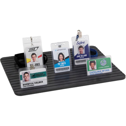 Advantus 97583 - Bandeja de identificación para insignias, color negro