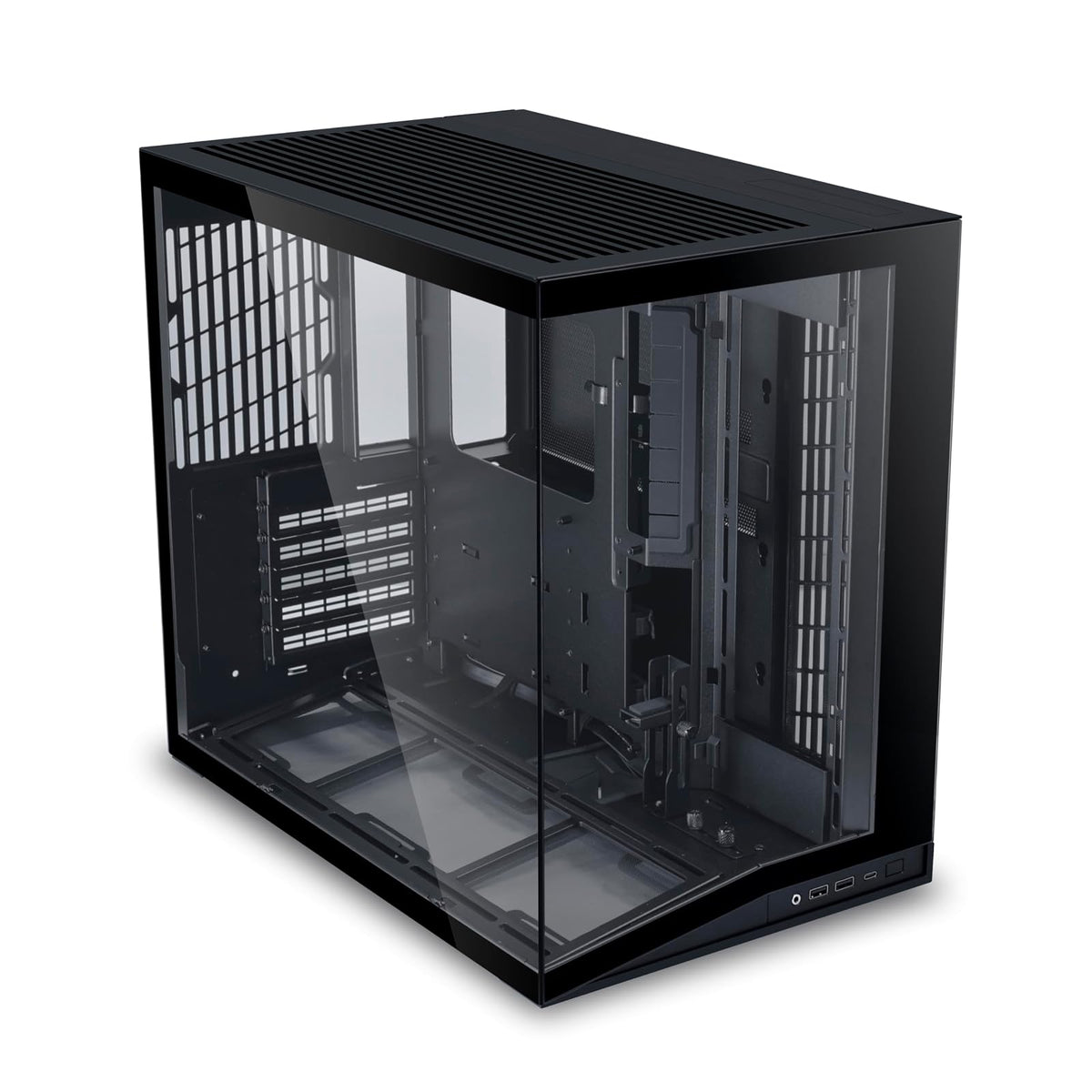 Lian LI Dynamic Mini V2 Black – Cristal Temp ATX/mATX en un Pro Compact Gamer Case