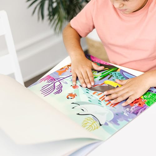 Melissa & Doug Bloc De Autoadhesivos Reutilizables - Mundo Submarino