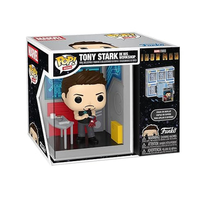 Funko Pop! Nooks: Marvel - Tony Stark in His Workshop | Mercancía Oficial - Juguete Coleccionable - Idea de Regalo de Cumpleaños para Fans y Coleccionistas