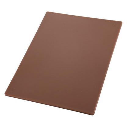 Winco Tabla de Cortar de Polietileno para Cocina Profesional - 60.7l x 45.4an cm - Marrón