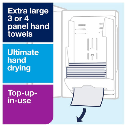 Tork Xpress - Dispensador de Toallas de Papel multipliegue, Acero Inoxidable H2, dispensación única a la Vez, Rango de Imagen, 463002