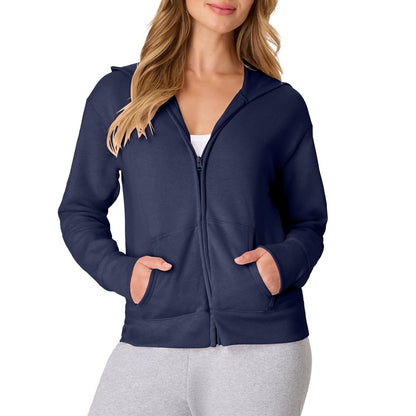 Hanes Sudadera con Capucha y Cierre Completo para Mujer - marino - CH