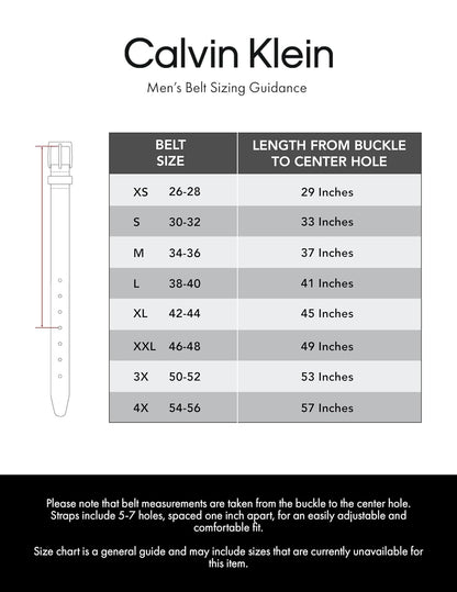 Calvin Klein Two-in-one Reversible Rotative Buckle Casual Dress Belt Cinturón Hombre