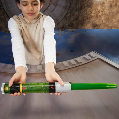 Star Wars Sable de luz Forge Kyber Core Sabine WREN, Sable de luz electrónico Personalizable con Licencia Oficial, Juguetes para niños y niñas de 4 años