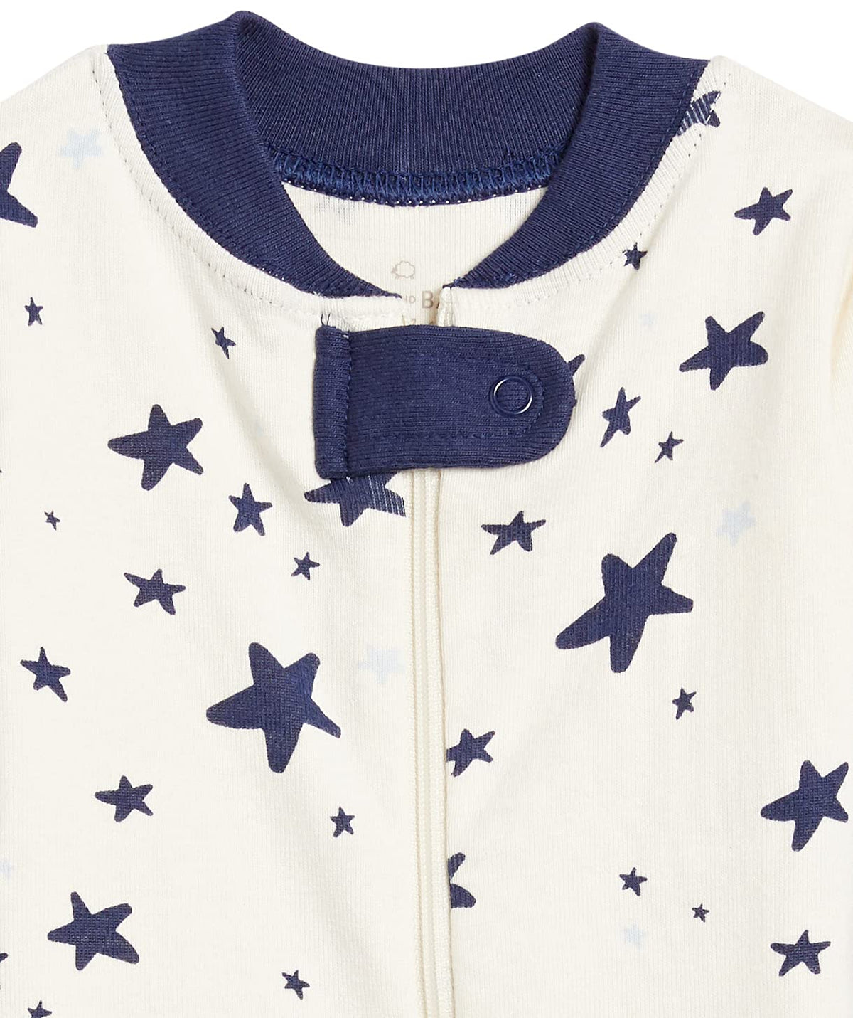 Moon and Back by Hanna Andersson Pijama de una Pieza sin pies para niña
