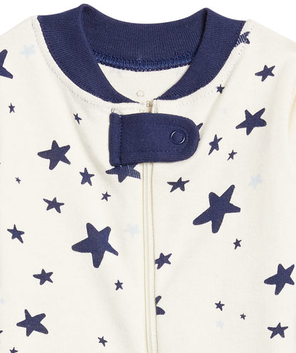 Moon and Back by Hanna Andersson Pijama de una Pieza sin pies para niña