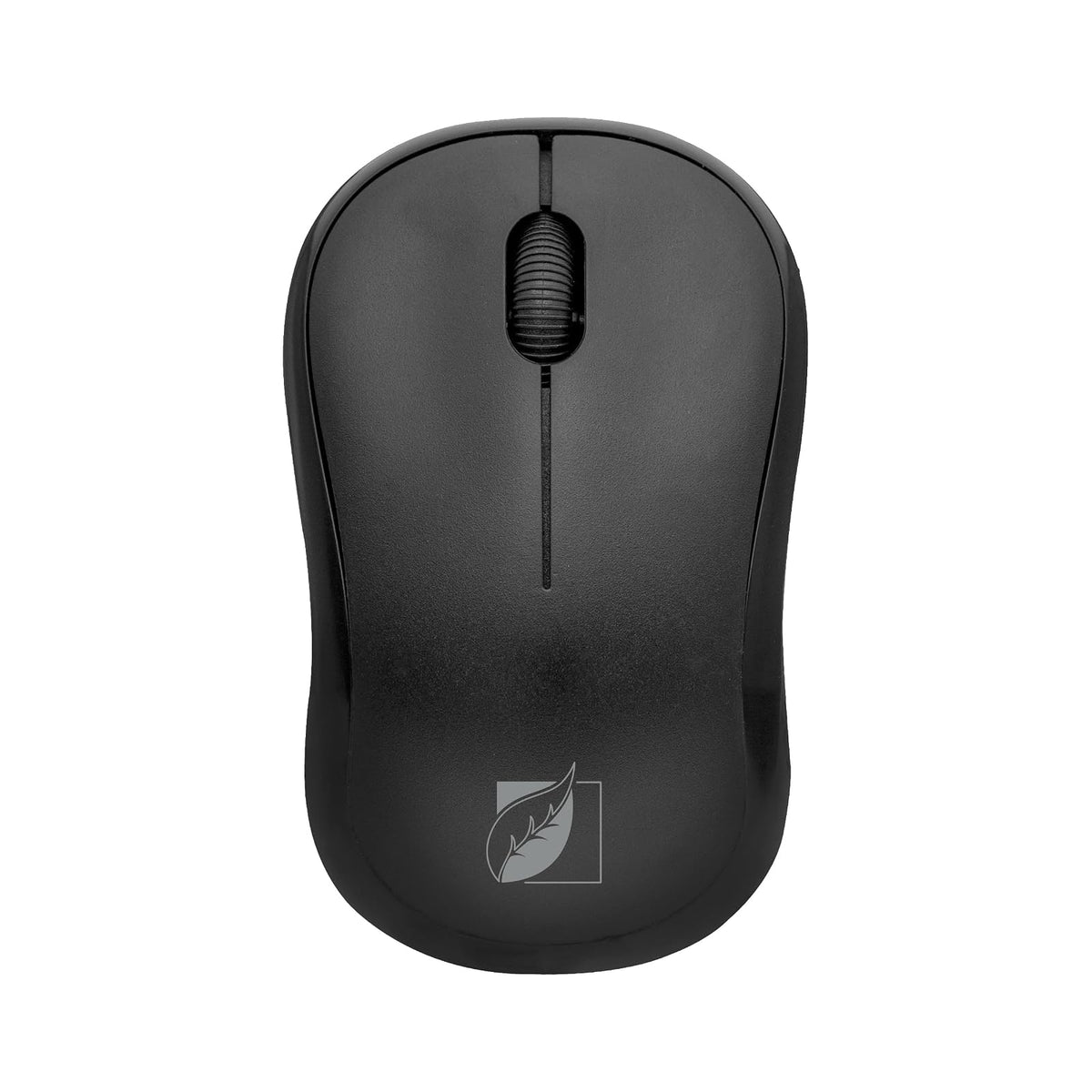 Green Leaf 18-8374 Kit Multimedia Teclado y Mouse Inalambrico 3D, 1000 DPIs, 104 Teclas, Negro