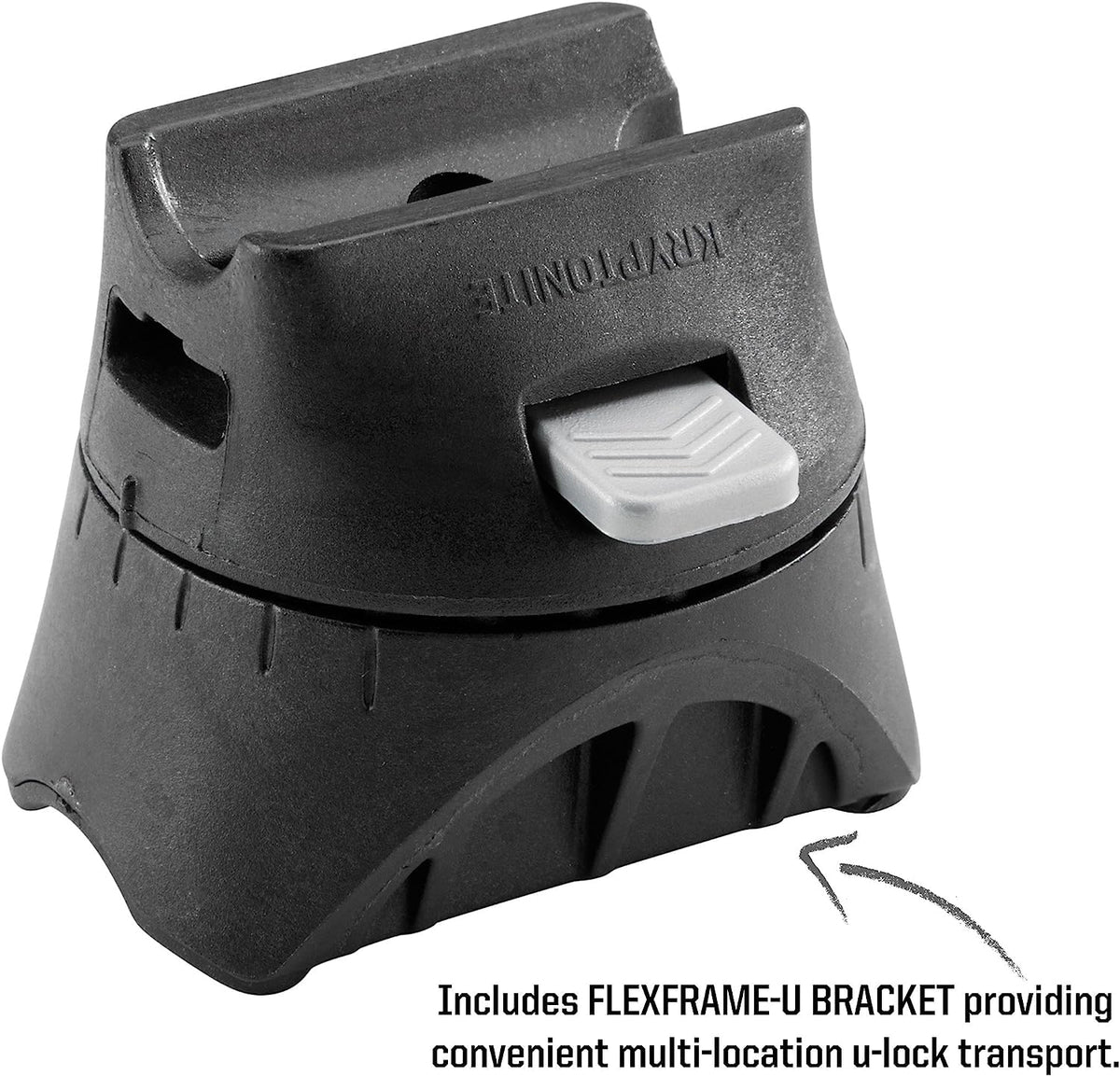 Kryptonite Kryptolok - Candado en U (12,7 mm) con Soporte FlexFrame-U
