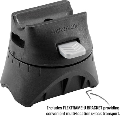 Kryptonite Kryptolok - Candado en U (12,7 mm) con Soporte FlexFrame-U