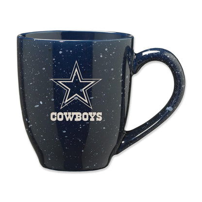 Rico Industries Taza de Cerámica NFL Grabada con Láser 16 oz - Dallas Cowboys Navy
