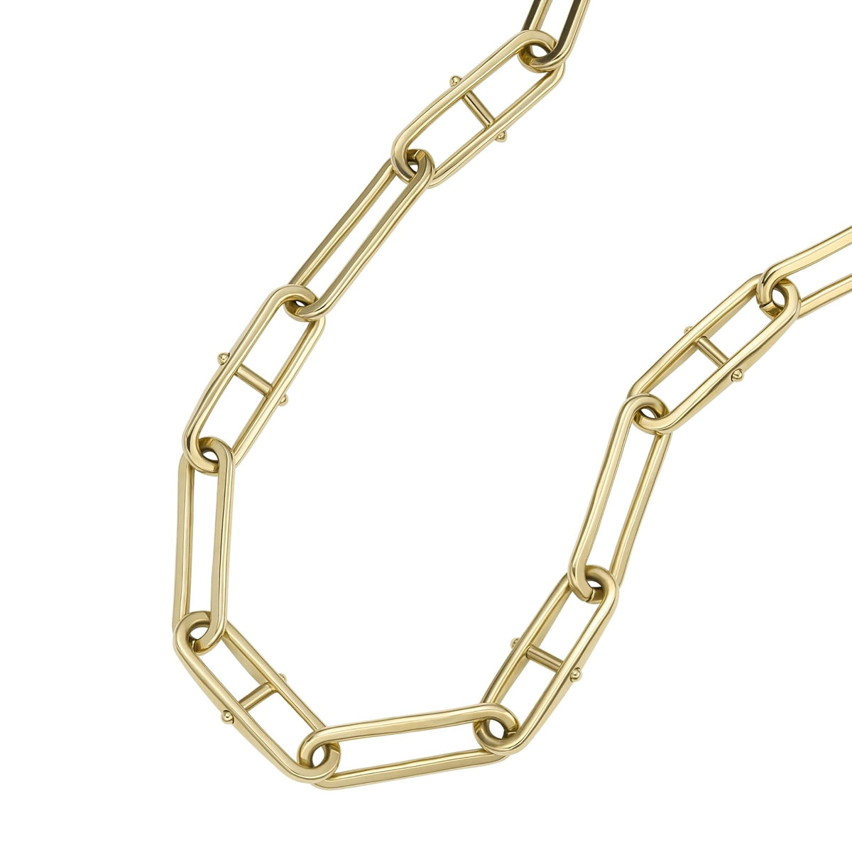 Fossil Women's Gold-Tone Stainless Steel Pendant Chain Necklace