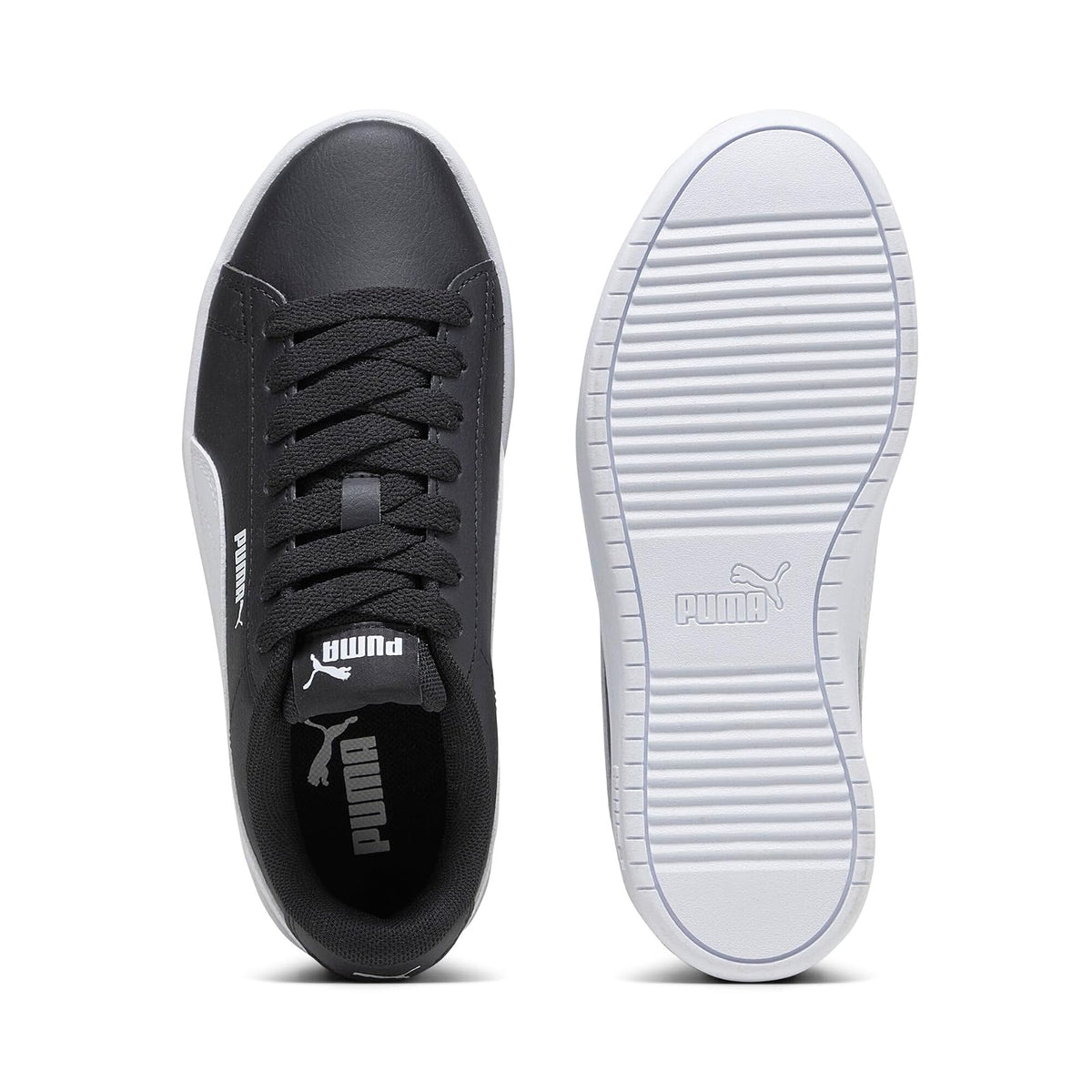 PUMA, Tenis Casuales Rickie Classic JR, Unisex, Blanco, Talla 24