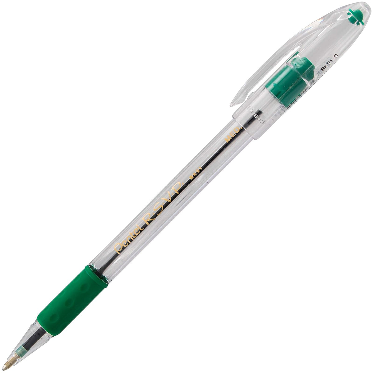 Pentel bolígrafo R.S.V.P., medio punto, varios colores de tinta