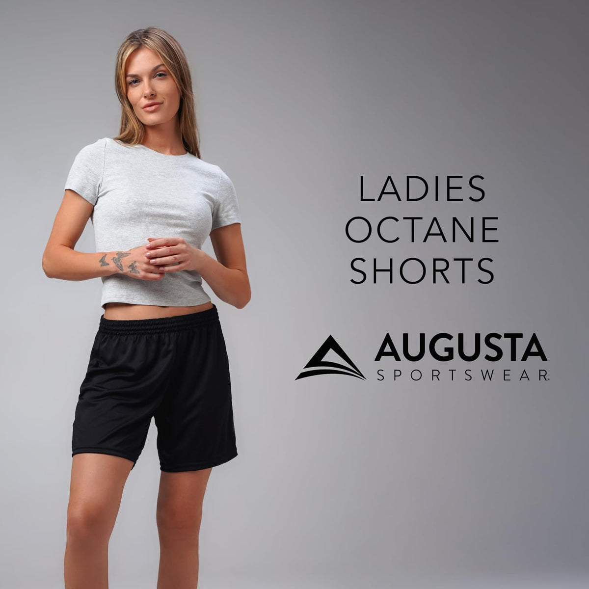Augusta Sportswear 1423 Pantalones Cortos para Mujer
