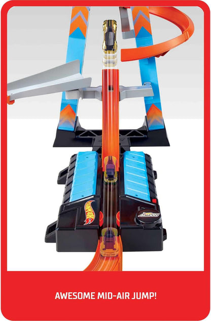 Hot Wheels Action, Torre de Choques en el Aire, Pista de Juguete para bebés a Partir de 5 años