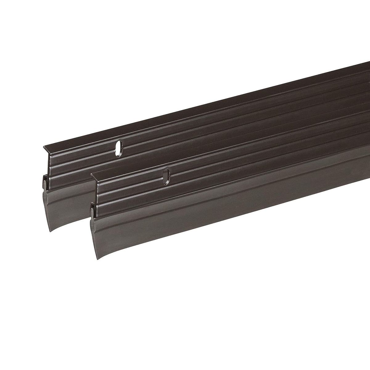 Frost King Barrido de Puerta B59/36H | Aluminio y vinilo de alta calidad, 1-5/8 x 36 pulgadas, café, paquete de 2
