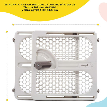 Safety 1st Easy Fit- Puerta de Seguridad, 71 a 101.6 cm