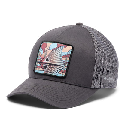 Columbia PFG Patch Mesh Ball Cap Tapa Unisex Adulto - G-XL - Shark - City Grey - Redfish Shine