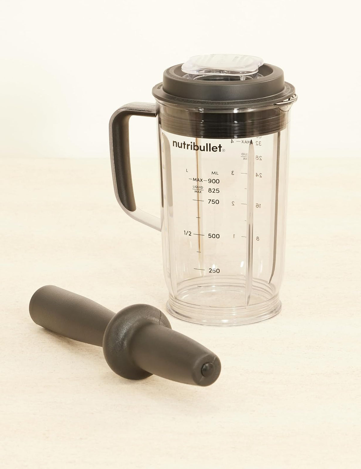 Nutribullet Select Jarra de 32 onzas transparente/negro