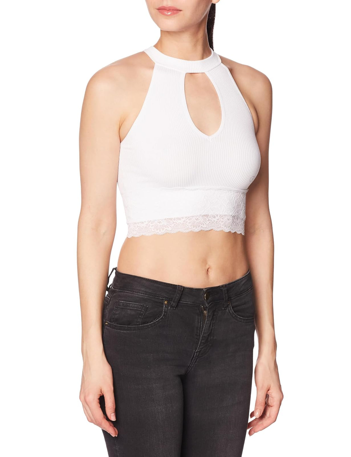 GUESS Lila Lace Seamless Top SWTR