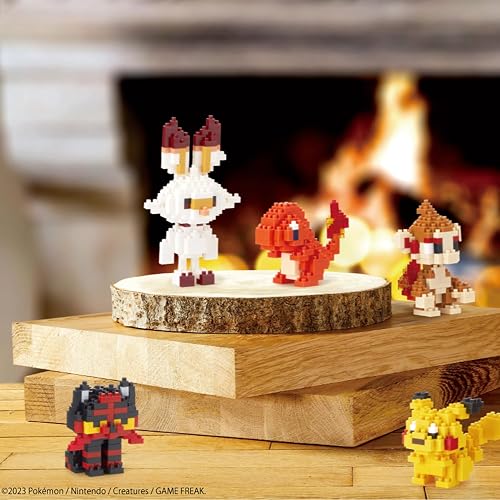 Nanoblock - Pokémon - Charmander, Kit de construcción de la Serie Pokémon