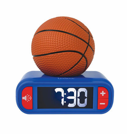 Lexibook Disney Stitch Reloj Despertador con Luz Nocturna - Baloncesto