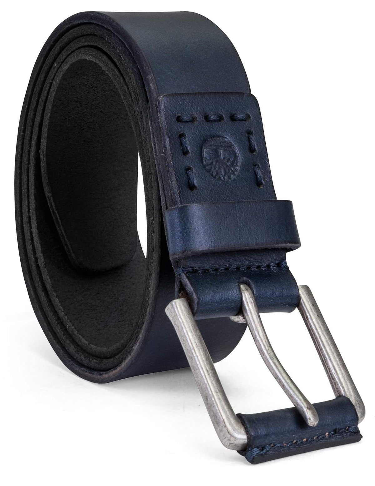 Timberland Cinturón de piel para hombre grande y alto de 40 mm - 40 - marino